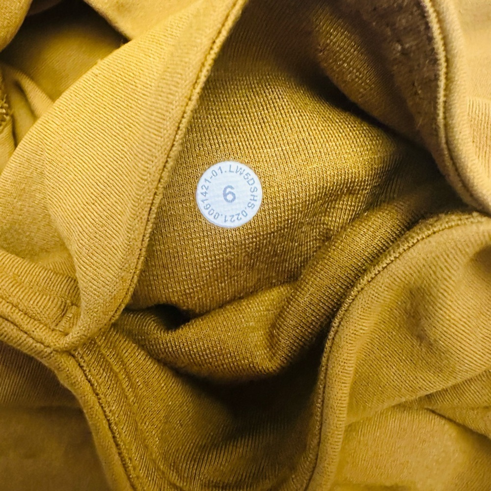 Lululemon Align High Rise Pant with Pockets 25" Gold Spice NWOT Women’s 6 - Picture 8 of 9